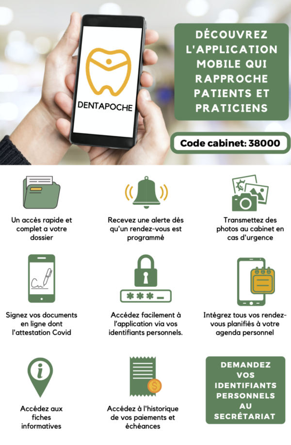 L'application mobile du cabinet — dossier médical, alertes et documents en ligne